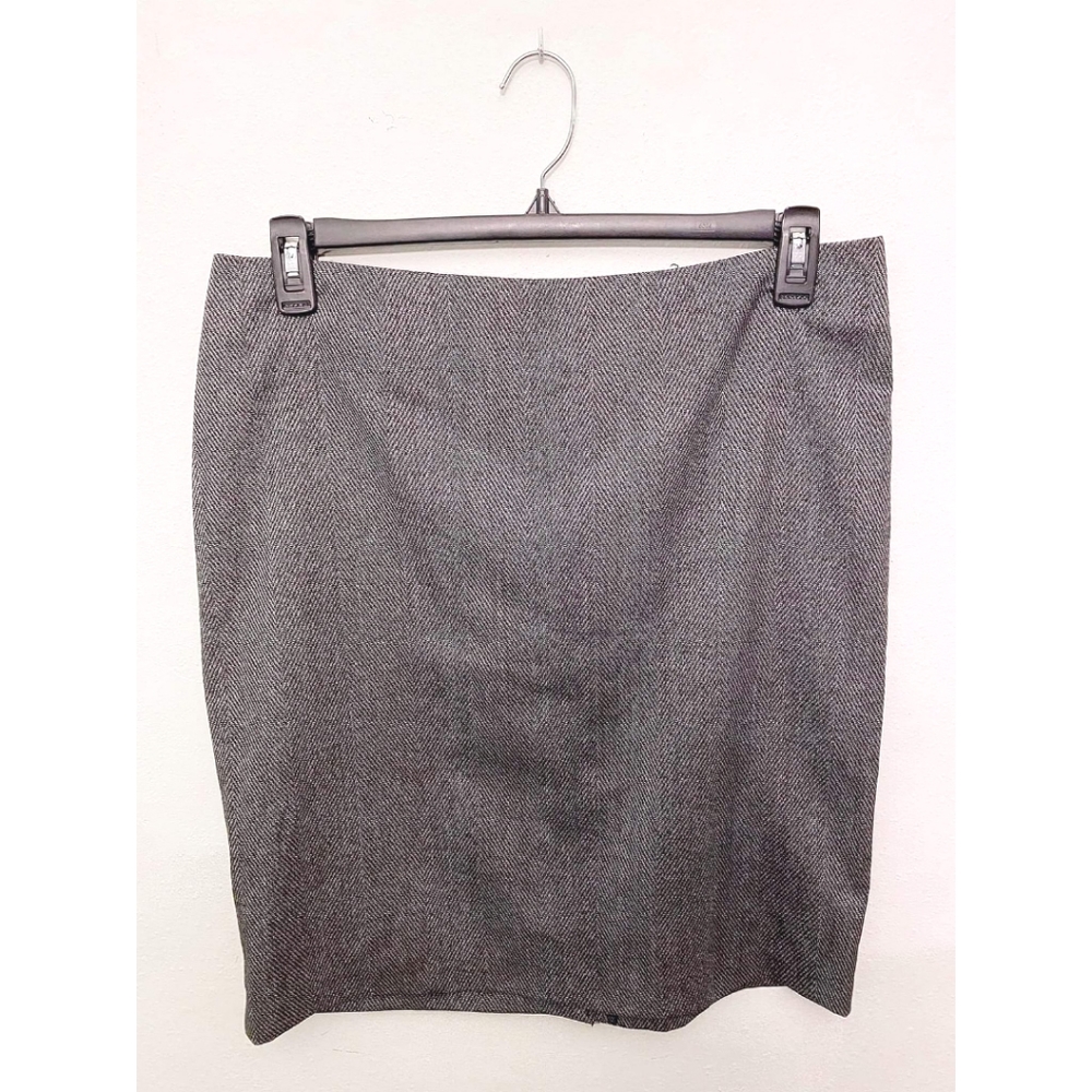New York & Company Woman's Pencil Skirt Dark Gray Size 12
